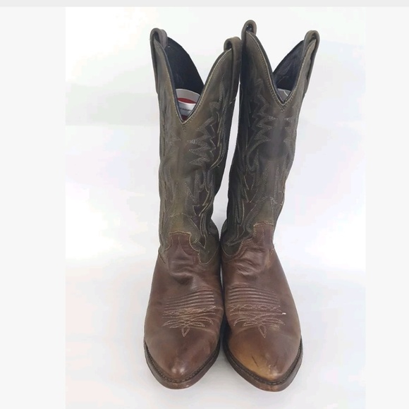 Dan Post Western Boots Brown Embroidered 16808 - Picture 3 of 6